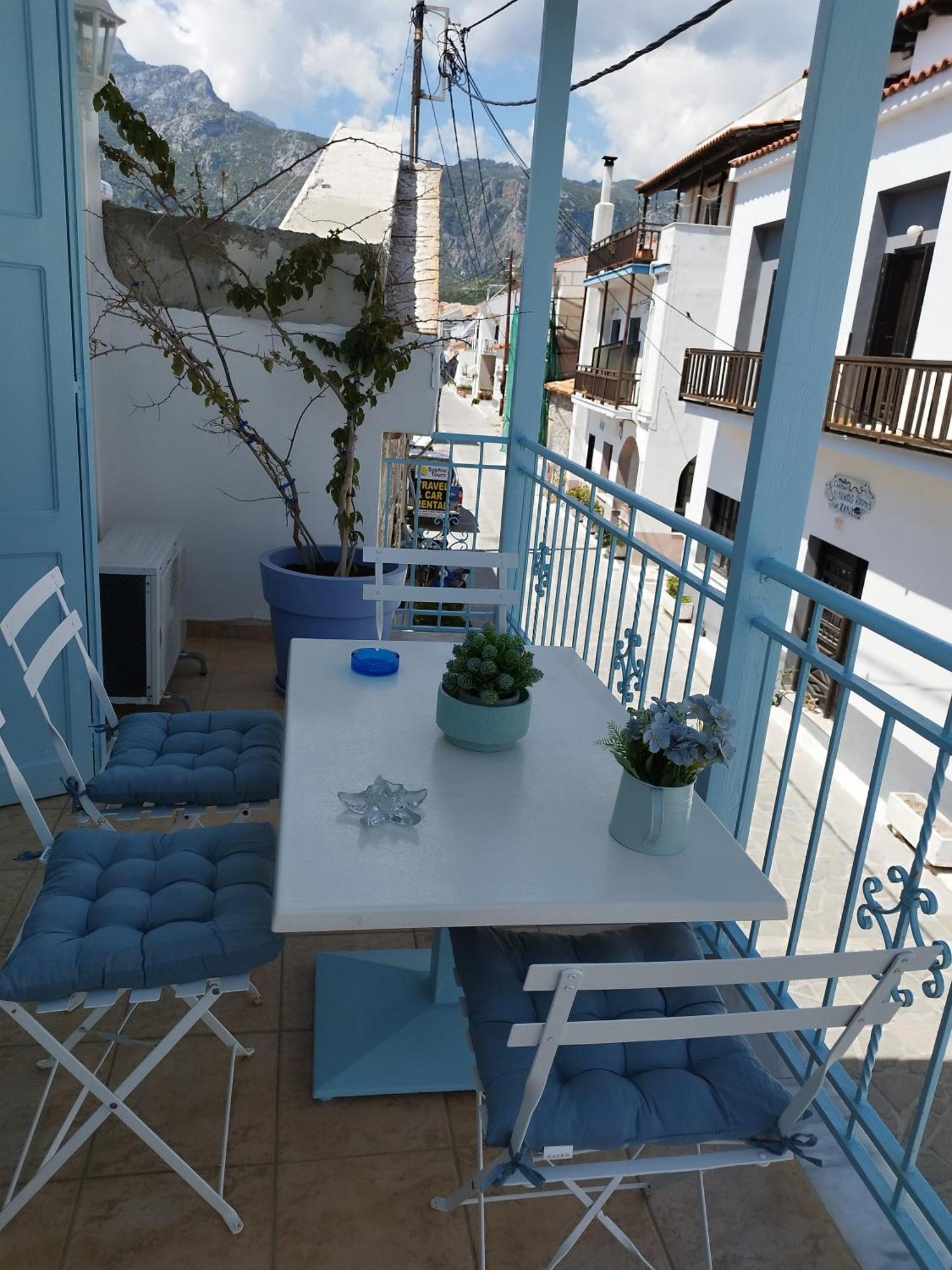 Deja Blue Maisonette Kokkari Bagian luar foto